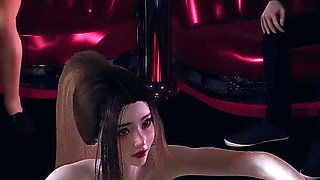 Fucking a Hot Asian Stripper in the Strip Club