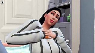 Telugu wife Savithatelugu gets busy with a construction worker in a steamy encounter