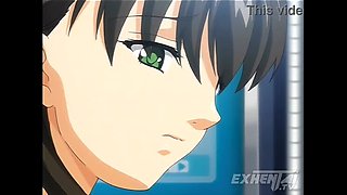 First Threesome Hentai UNCENSORED - Anal, Cum in Mouth & Asian Big Tits [Subtitled]