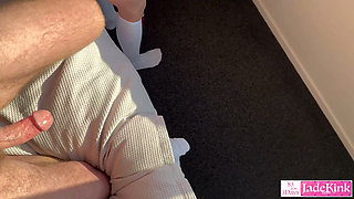 Pervert teacher using and fucking hot student in a hotel room