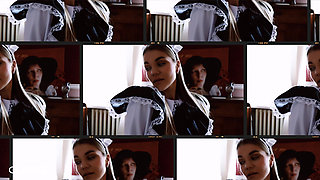 Doggystyle Fucking Cute Costume Girl and Cum Facial - POV