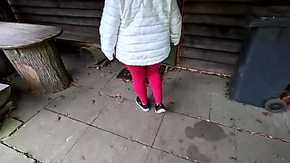 Bouncy Tits Outdoor Slapping - Hard Public Domination & Humiliation Session