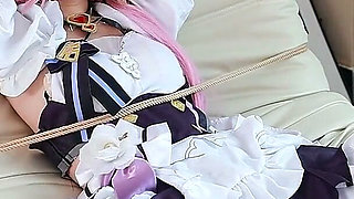 Barefoot Girlfriend Cosplay, Leg Restraint Apart