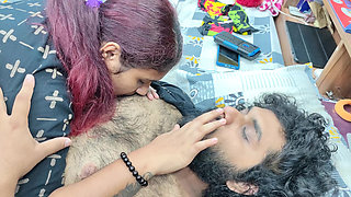Girl Kissing Boy and Seduce Boy with Hot Romance