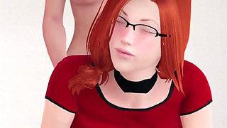 Siera Fucked the Redhead with Strapon