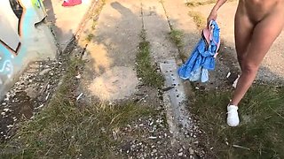 Blonde Sluts Caught by Security Guard in Public Sex - Miley Weasel