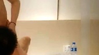 Close up teen foot worship