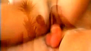 Hot bisexual passions in hardcore threesome pounding