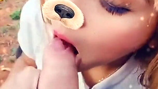 Blonde Latina Sucking Cock