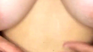 Big Tit Redhead Beauty Sensually Massages Her Huge Natural Breasts