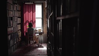 Big Ass Big Tits Slut Lets Stranger Creampie In The Library - Peter Hooke And Ravyn Alexa