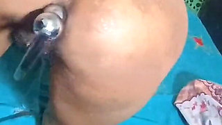 Nude Ass Fuck with Butt Plug Solo Girl