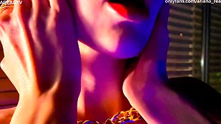 Beautiful brunette with big boobs jerk off instrucions