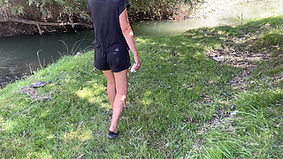 Compilation of Public Peeng in Nature! Showing Pads! POV!