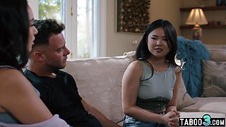 Bisex asian screwed by a married couple