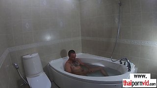 Cherry Thai - Thai Teen 18+ Cherry Waxing A Big White Cock