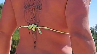 A Good Bitch Fucked on the Beach