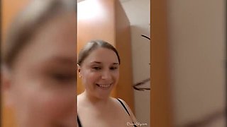 Hot MILF Oxana Shows Off Her Big Ass in Naughty Office Selfies