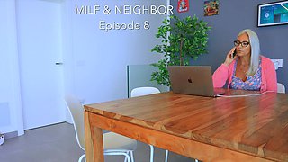 Hot MILF Seduces Neighbor Tech for Computer Fix: Pissing,