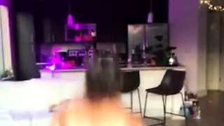 Small titted brunette amateur anal nailed at home