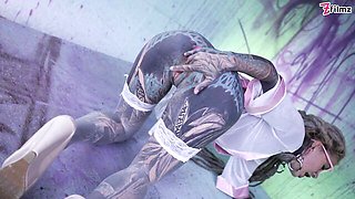 Dirty Dreaz featuring Anuskatzz and Lily Lu's small tits clip