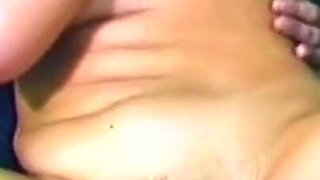 Hairy Blonde Sucks Cock and Gets Fingered Wildly