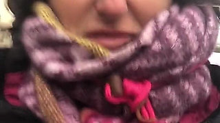 Flashing My Tit with Rock Hard Nip in Fucking Filthy Weather