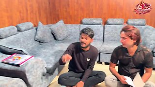 A teacher named Khushi taught the student how to have sex during the class.
