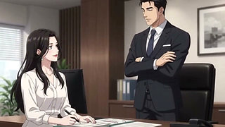 First Day Private Evaluation New Secretary's Intimate Test