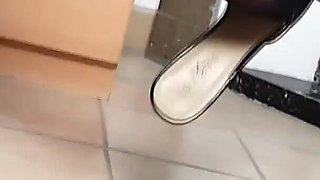 Cum on Feet: Barefoot & Nylon Footjob Cumshot Compilation #02 - Dame Olga