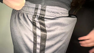 She Grabs a Stranger's Dick