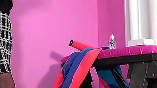 Agent Discipline Vibrating Plug Wetsuit Punishment