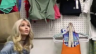 Sweet Emma Gets Caught Shoplifting and Trades Her Friends' Names for Freedom