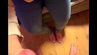 Amateur Wife Handjob Cumshot Video POV