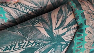 Anal Loving Hippie Gets Fucked and Cum Covered by Tattooed Guy with Big Cock
