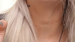 Horny Stripper Crushes Her Tits While Dancing on the Table!