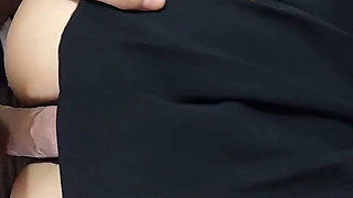 I Saw My Stepsister in a Miniskirt and Couldn't Resist Rubbing Against Her Panties Until They Stained