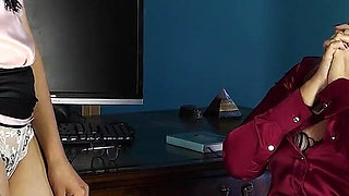 New Employee's Seduction Part 3: Slave Mila’s Tongue Goes Deep Into Lesbian Boss Lady Sara Borgia’s Pussy