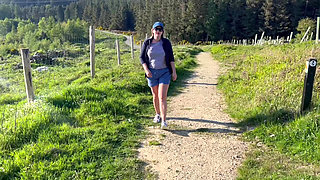 Hot Girl Flashing Natural Tits in Public Compilation