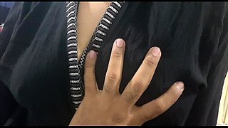Arabic Pakistani Bigboobs Girl Pressed by Alone