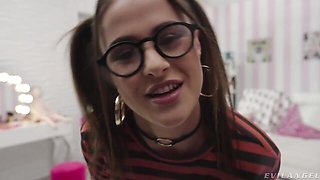 Bella Modele takes pink-stripe doggy