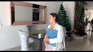 Real Estate Agent Fucks Client in House Showing - Amateur Colombian MILF Creampie Squirting POV