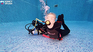 Hogtied & Breathless: Underwater Scuba Tease