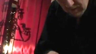 Bondage wax play candle dripping slaves