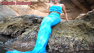 Uncut - Fucking a Beautiful Mermaid Found by the Beach - Behind the Scene