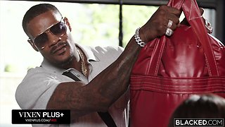 Kelsi Monroe Surrenders to BBC Heat in Gym Passion