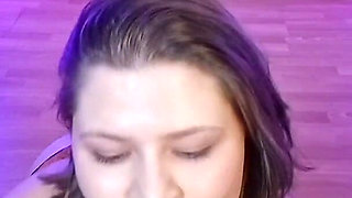 Witch, Blowjob on Knees. Monster Dildo