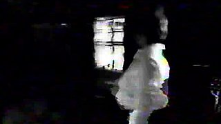 Amateur ebony babe has both her pussy and ass tunnel filled