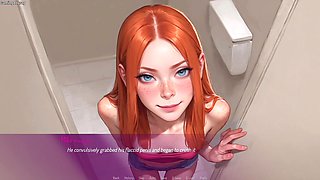 Horny Wife Fucked by a Stranger in Public Toilet and Cheated Husband - 3D Hentai Animated Porn - Mila Ai