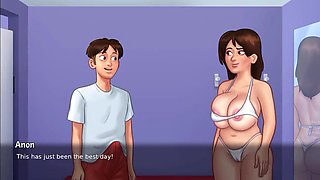 Hot StepMom Blowjob - Summertime Saga Uncensored 3D Sex Gameplay